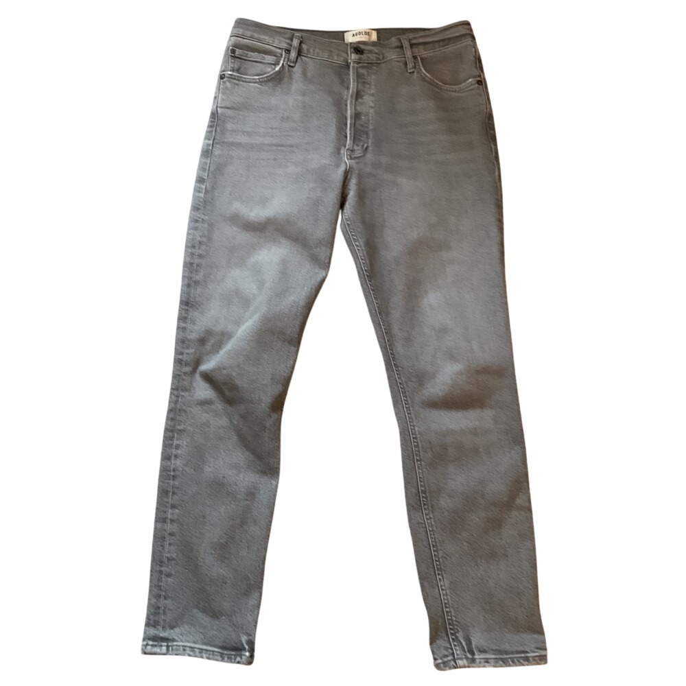 Agolde Nico Slim Fit Grey Jeans Organic Cotton Ecovero A093-1356 Mens 29